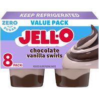 Jell-O Chocolate Vanilla Swirls Sugar Free Refrige...
️