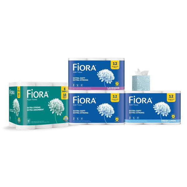 Fiora 2-Ply Extra Strong, Extra Absorbent Double Rolls Paper Towels