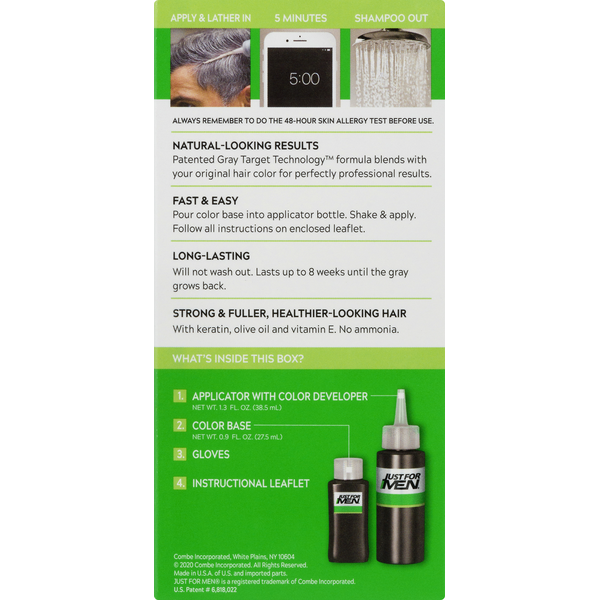 Just For Men Shampoo-In Color, Medium-Dark Brown H-40