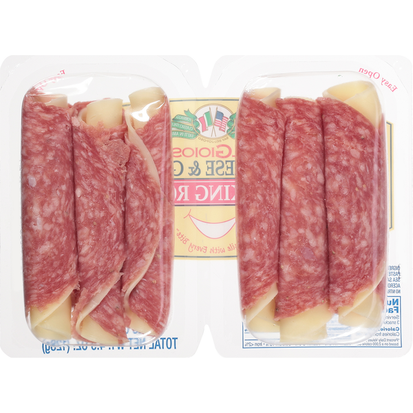 BelGioioso Snacking Rolls, Provolone Cheese & Genoa Salame