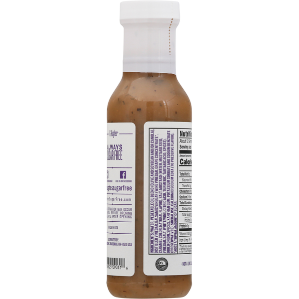 G Hughes Vinaigrette, Sugar Free, Balsamic