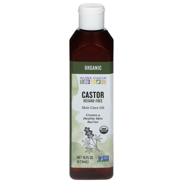Aura Cacia Skin Care Oil, Castor, Hexane-Free