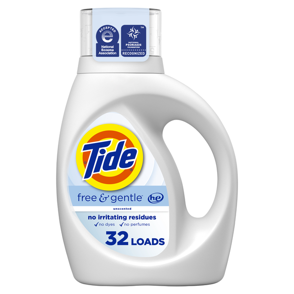 Tide Free & Gentle Liquid Laundry Detergent
