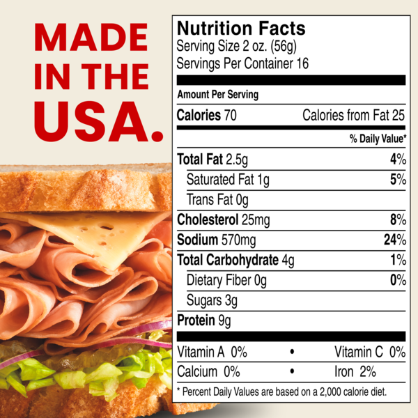 Hillshire Farm Ultra Thin Sliced Honey Ham Sandwich Meat, 32 oz