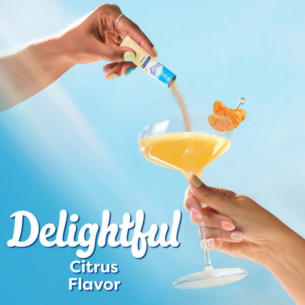 Crystal Light Citrus Powdered Drink Mix with Caffeine
