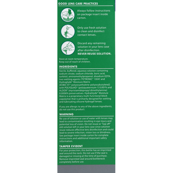 OPTI-FREE Multi-Purpose Disinfection Solution, Puremoist, Twin Pack