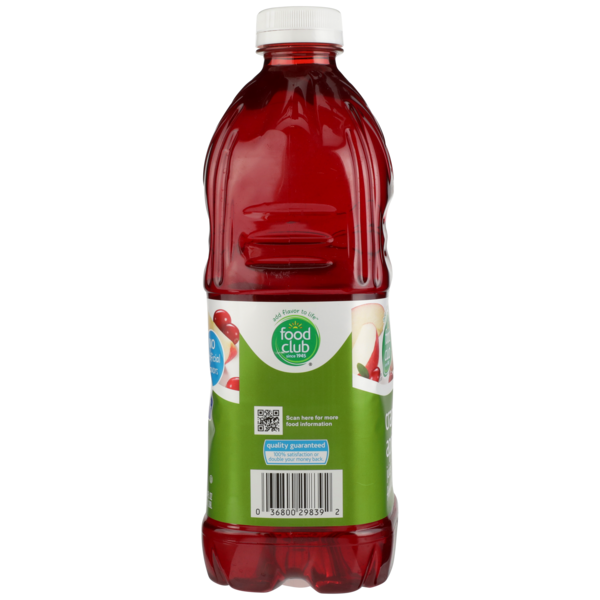 Food Club Cranberry Apple Juice Cocktail From Concentrate
