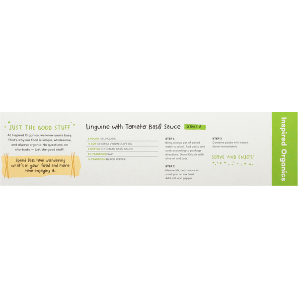Inspired Organics Linguine, Organic