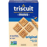 TRISCUIT Minis Original Whole Grain Wheat Crackers...
️