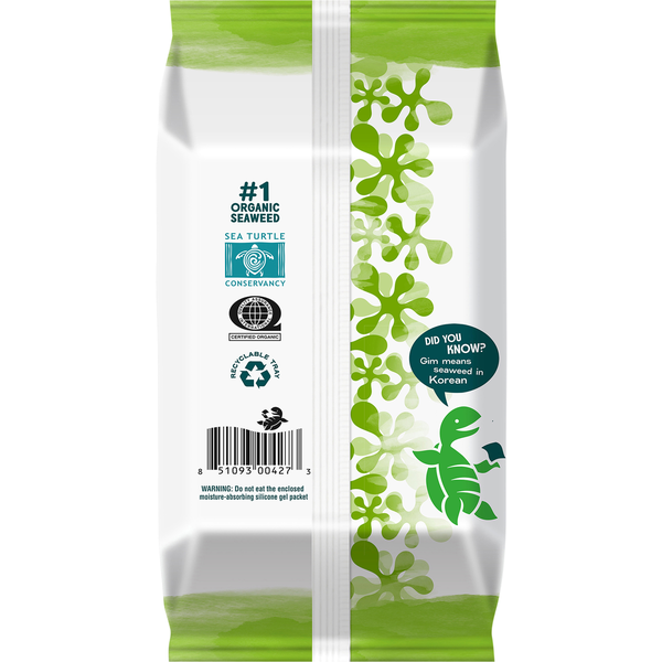 gimMe Roasted Sea Salt & Avocado Oil Seaweed Snacks