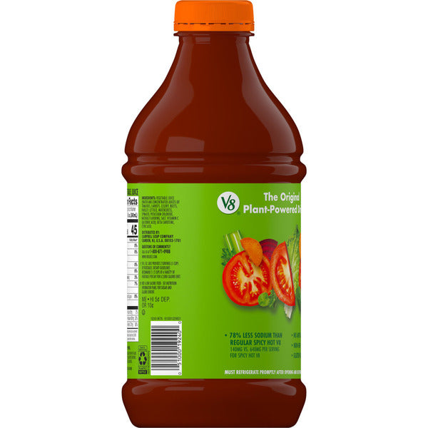 V8 Spicy Hot Low Sodium 100% Vegetable Juice
