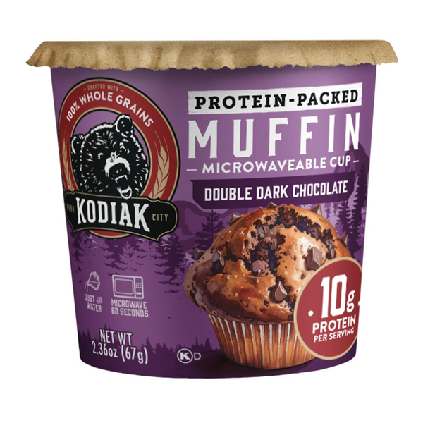 Kodiak Double Dark Chocolate Minute Muffin in a Cup