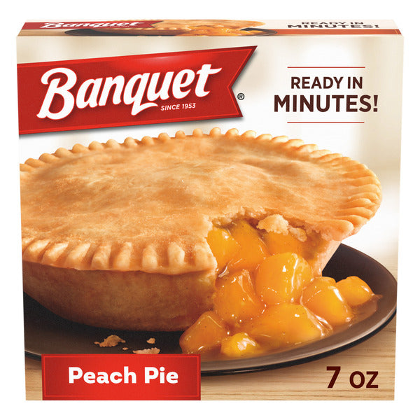 Banquet Peach Pie, Frozen Dessert