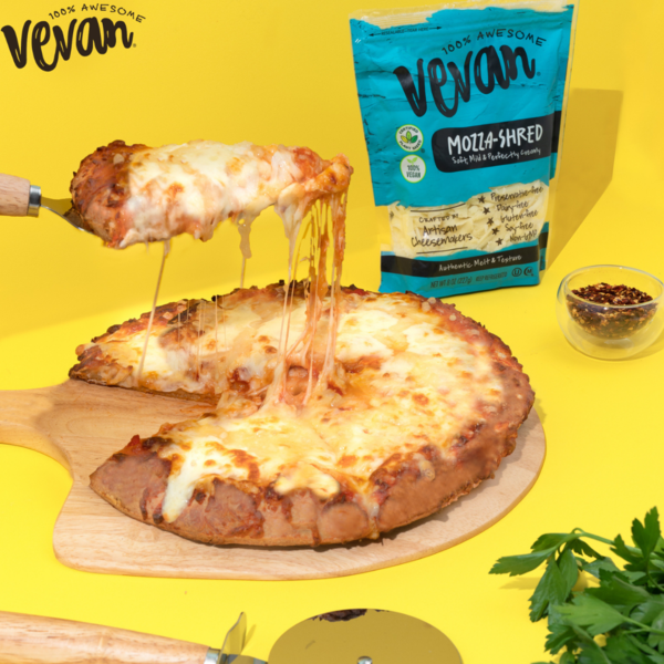 Vevan Mozza, Plant-Based Shredded Mozzarella Cheese