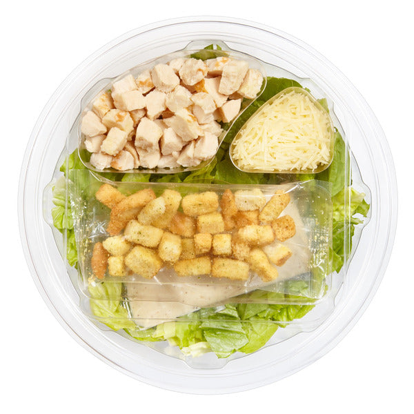 Bonduelle Bistro Grande Grilled Chicken Caesar Salad Bowl with Creamy Caesar Dressing