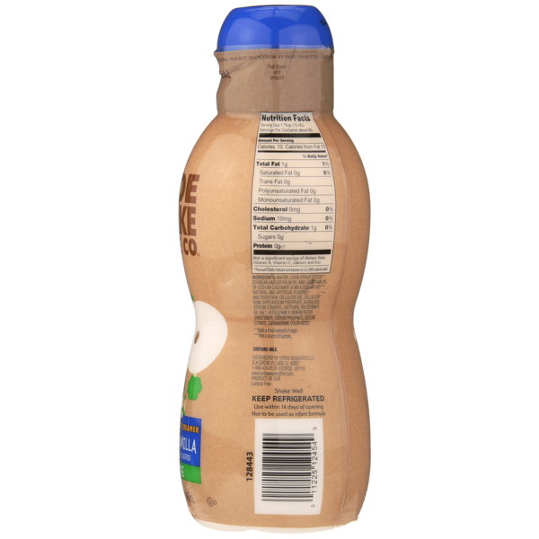 Wide Awake French Vanilla Sugar Free Non-Dairy Coffee Creamer