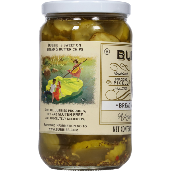 Bubbies Snacking Pickle, Bread & Butter Chips