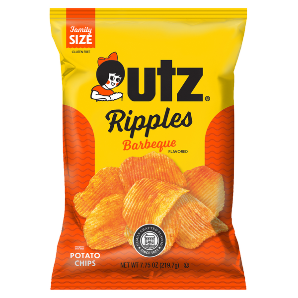 Utz Ripples Barbeque Potato Chips