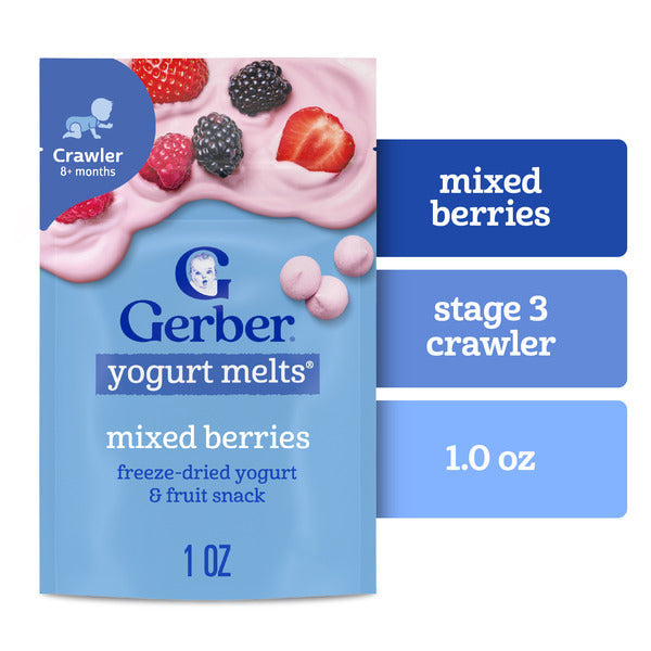 Gerber Snacks For Baby Yogurt Melts
