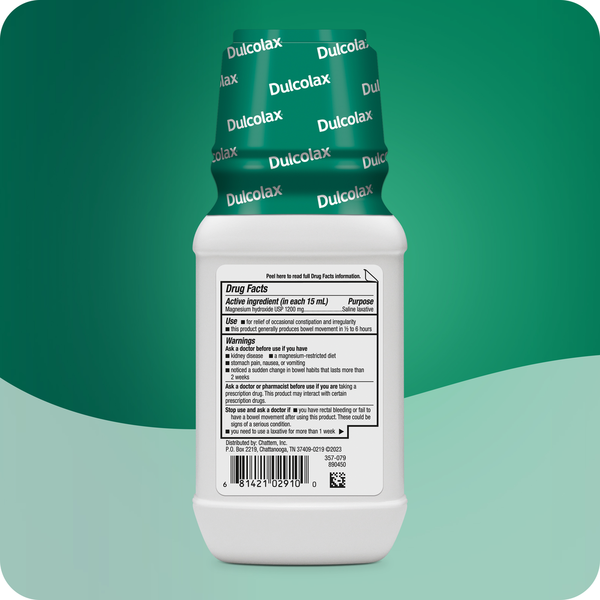 Dulcolax Liquid Laxative for Constipation Relief, Cherry