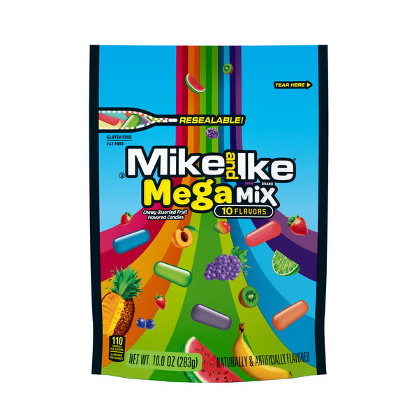 Mike And Ike® Candy, 10 Flavors, Mega Mix