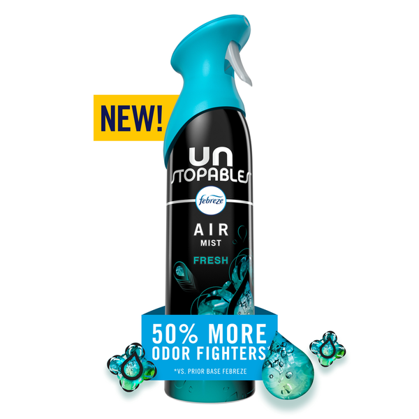 Febreze Air Mist Air Freshener Spray, Unstopables Fresh Scent