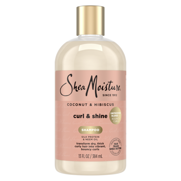 SheaMoisture Curl And Shine Coconut Shampoo Coconut & Hibiscus
