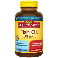Nature Made Fish Oil 1200 mg Softgels️