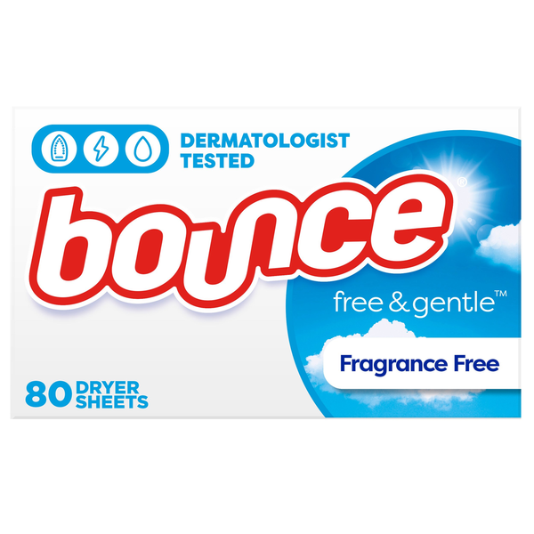 Bounce Free & Gentle Fabric Softener Dryer Sheets
