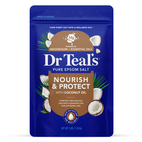 Dr Teal’s Pure Epsom Salt Soak with Coconut Oil