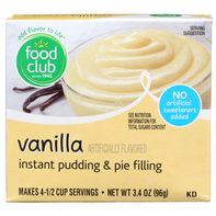 Food Club Vanilla Instant Pudding & Pie Filling️