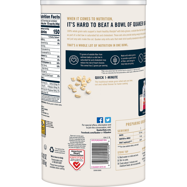 Quaker 1-Minute Oats