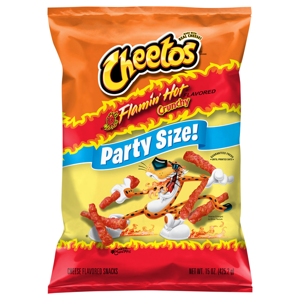 Cheetos Cheese Flavored Snacks, Flamin&
