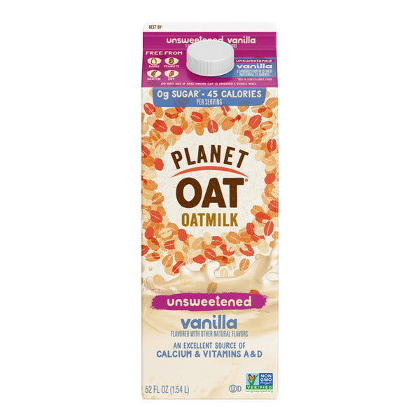 Planet Oat Unsweetened Vanilla Oatmilk