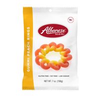 Albanese Gummi Peach Rings
