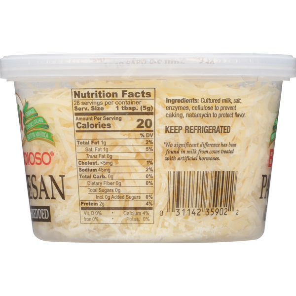 BelGioioso Freshly Shredded Cheese, Parmesan