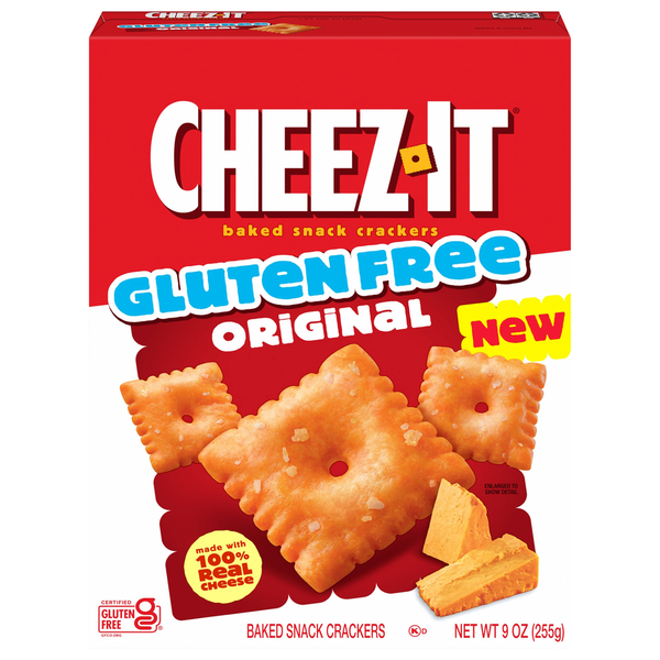Cheez-It Gluten Free Baked Original Snack Crackers