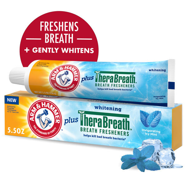 Arm & Hammer Whitening Toothpaste Plus Therabreath Breath Fresheners