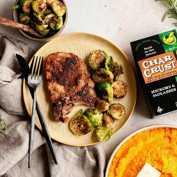 Char Crust Dry-Rub Seasonings Hickory & Molasses