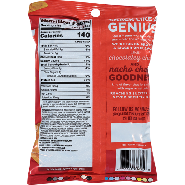 Quest Tortilla Style Buffalo Ranch Flavor Protein Chips