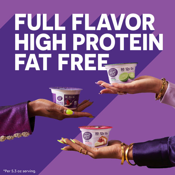 Dannon Light + Fit Greek Blended Strawberry Nonfat Yogurt