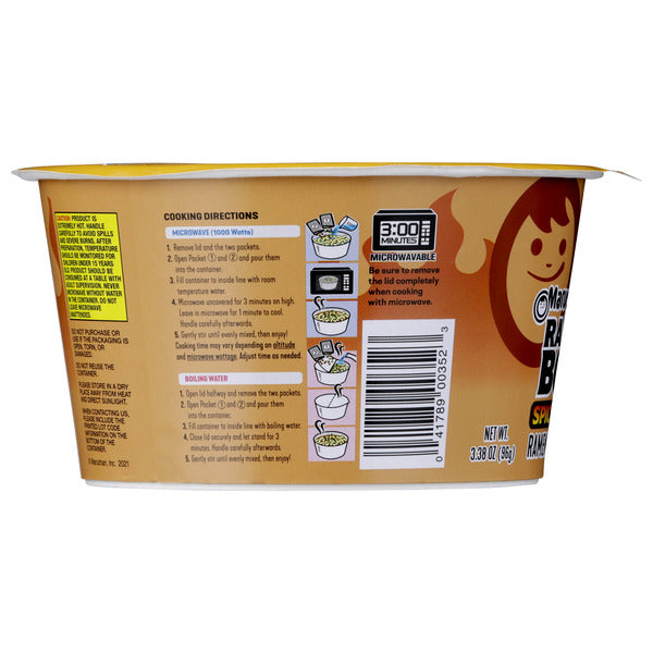 Maruchan Ramen Noodle Soup, Spicy Miso, 3.4 oz