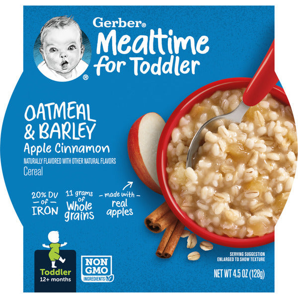 Gerber Hot Cereal with Real Fruit, Apple Cinnamon