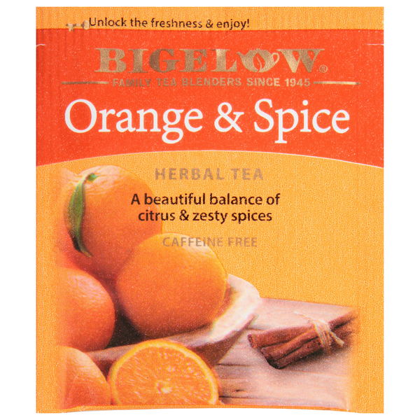 Bigelow Orange & Spice, Caffeine Free Herbal Tea
