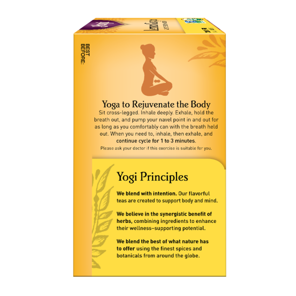 Yogi Tea Herbal Tea, Lemon Ginger, Supports Digestion, Caffeine Free
