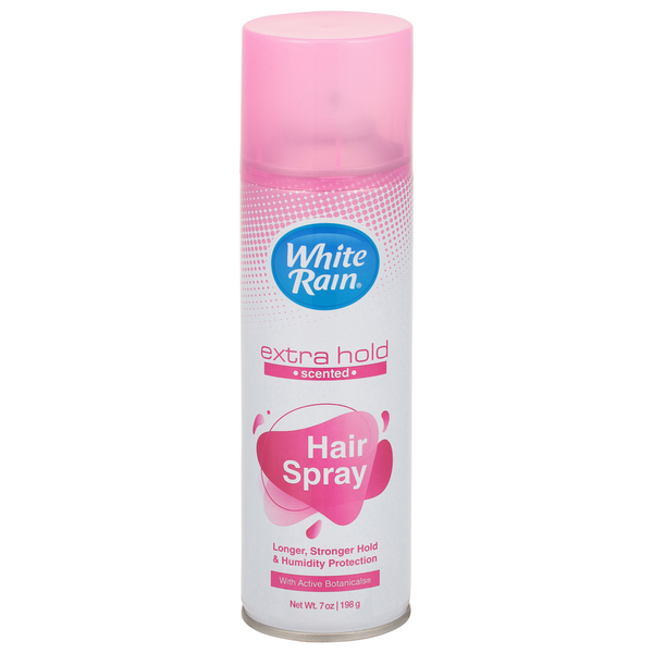 White Rain Hair Spray, Extra Hold, Scented