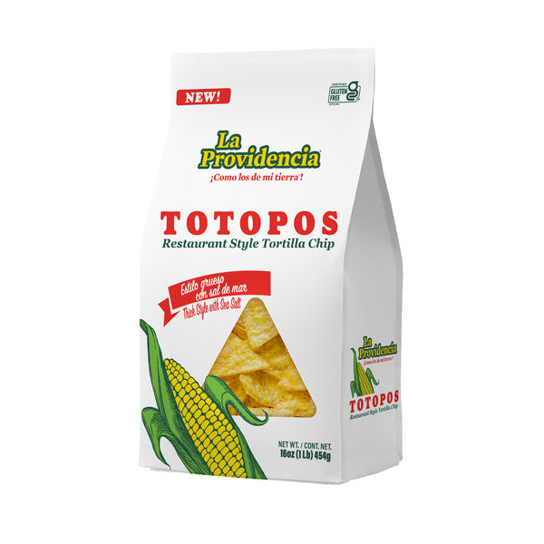 La Providencia Totopos Corn Tortilla Chips, 16 Ounce Bag