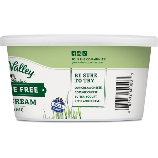 Green Valley Creamery Lactose Free Organic Sour Cream