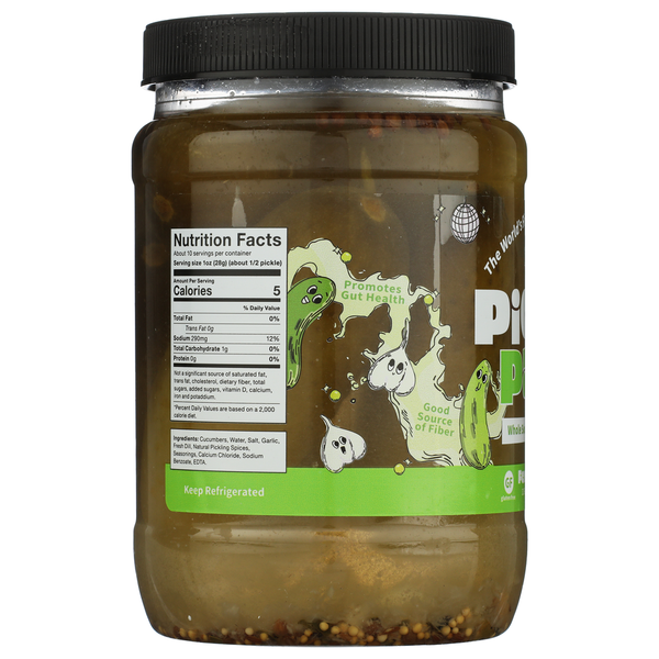 Pickle Party Fermented Whole Sour With Garlic & Dill