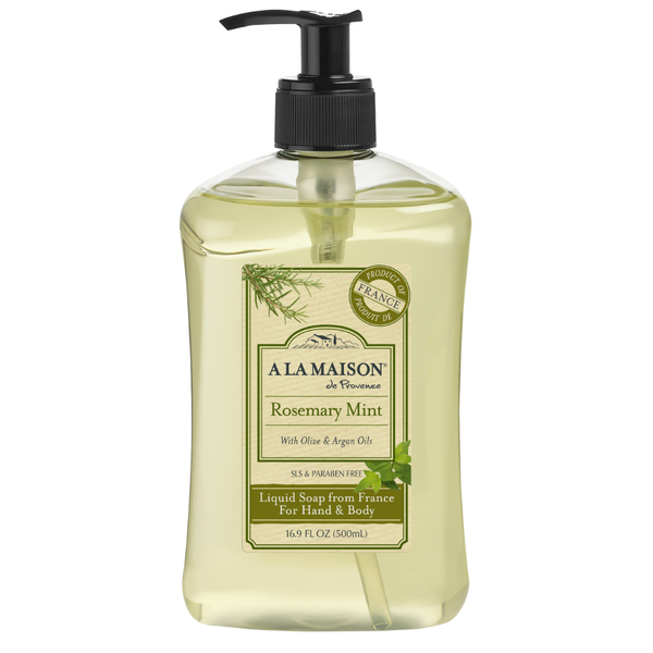 A La Maison de Provence Rosemary Mint Liquid Hand Soap